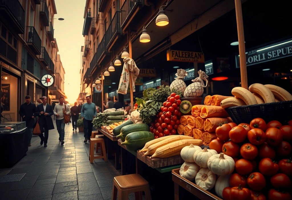 Mercado tradicional en Sevilla